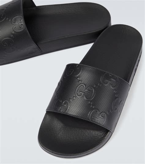 gucci rubber slides replica|vintage gucci slides.